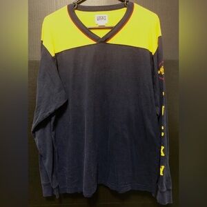 🌅Lucky Brand Vintage Long Sleeve V-neck T-shirt